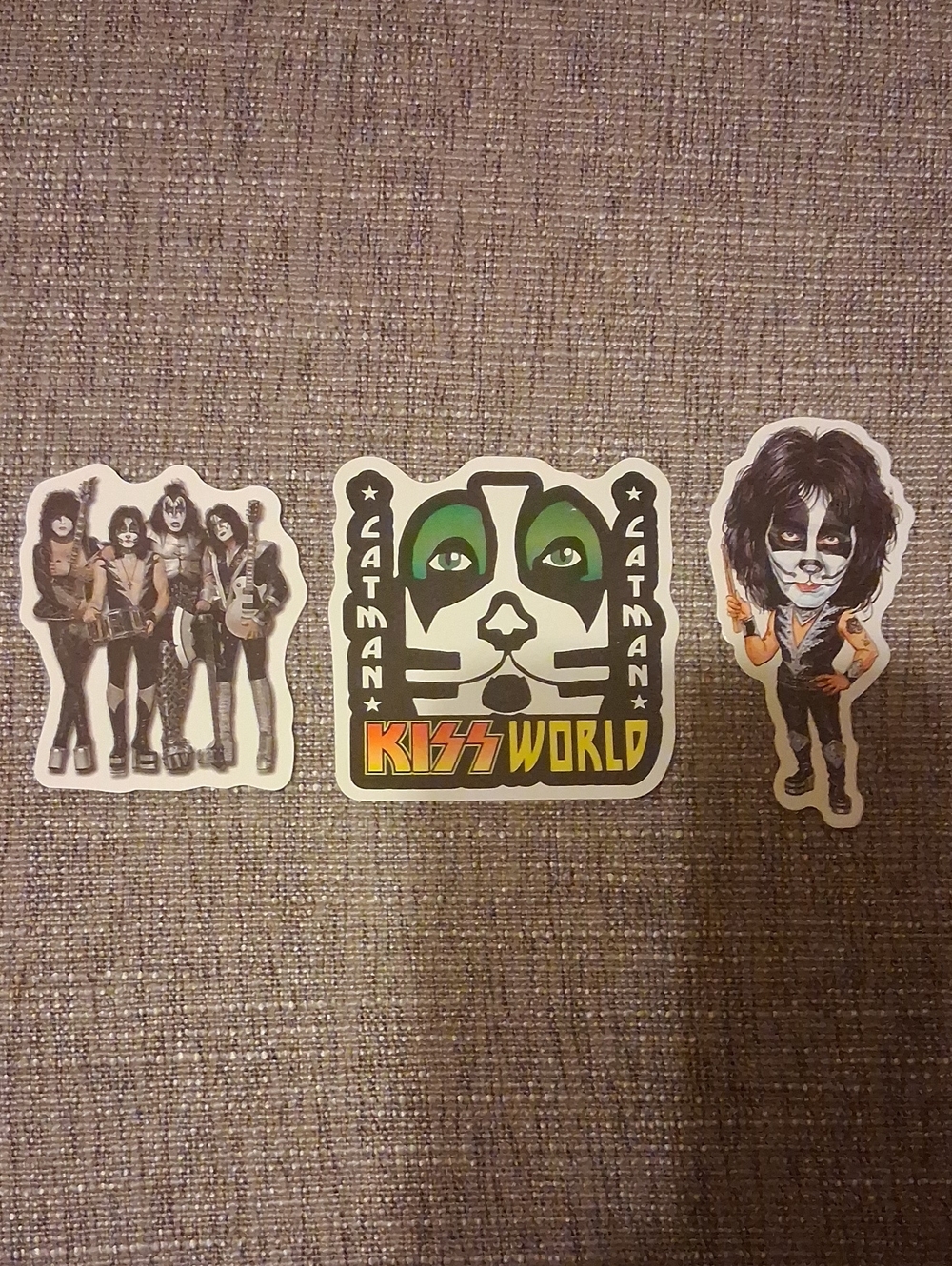 Catman Sticker - Green & Black Rock Band Decal